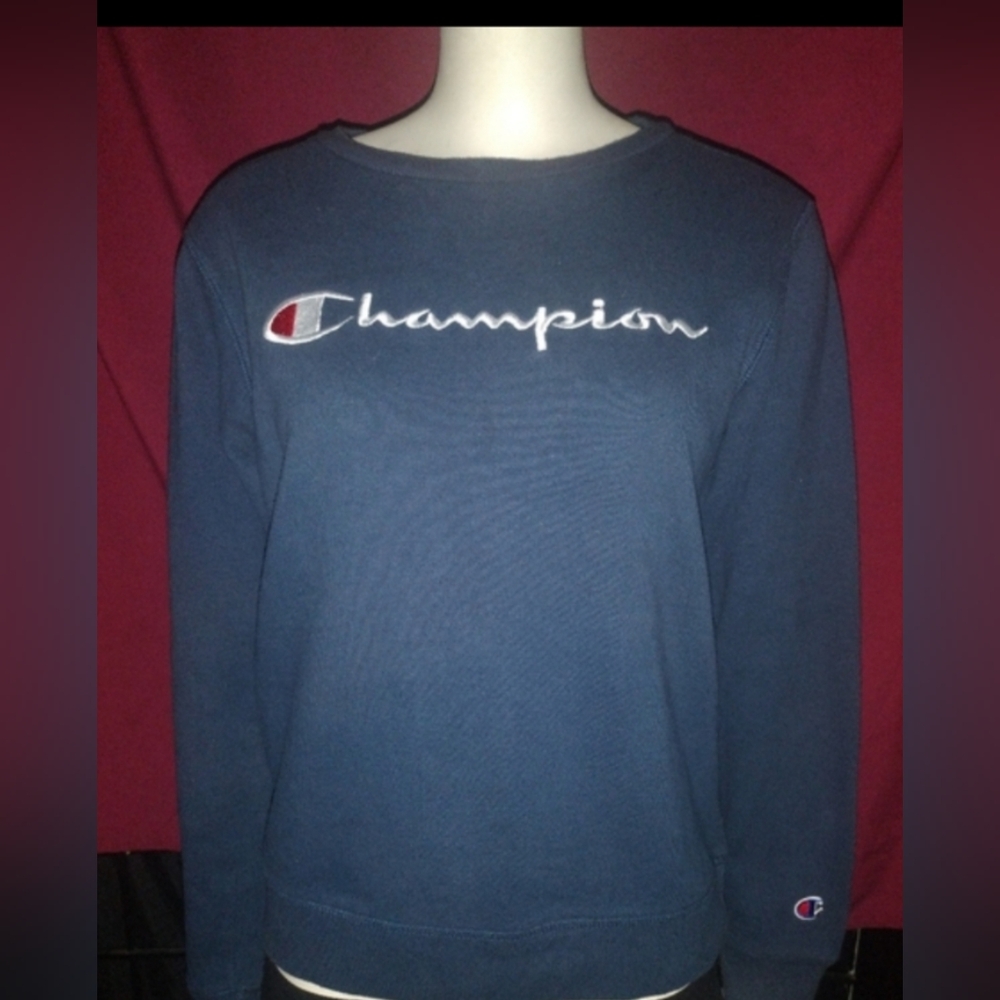 Blue "Champion" Sweatshirt